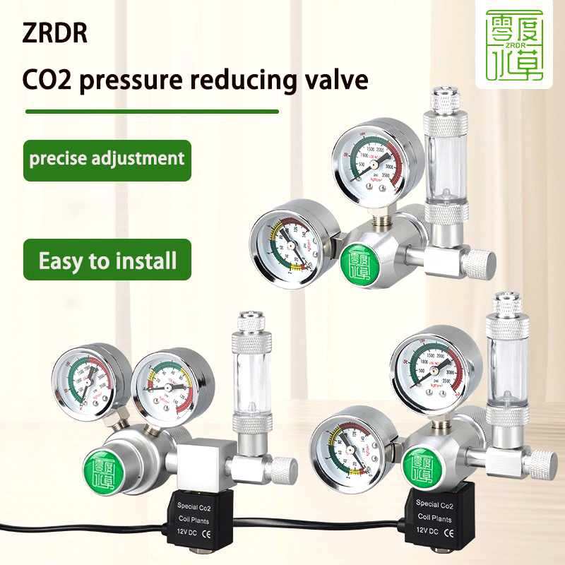 Glass Co2 Drop Checker - DIY Akvaryum CO2 Regülatörü Manyetik Solenoid