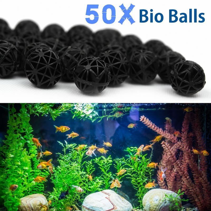 Aquarium For Planted Tank - 50 Adet 16mm Akvaryum Biyolojik Filtre