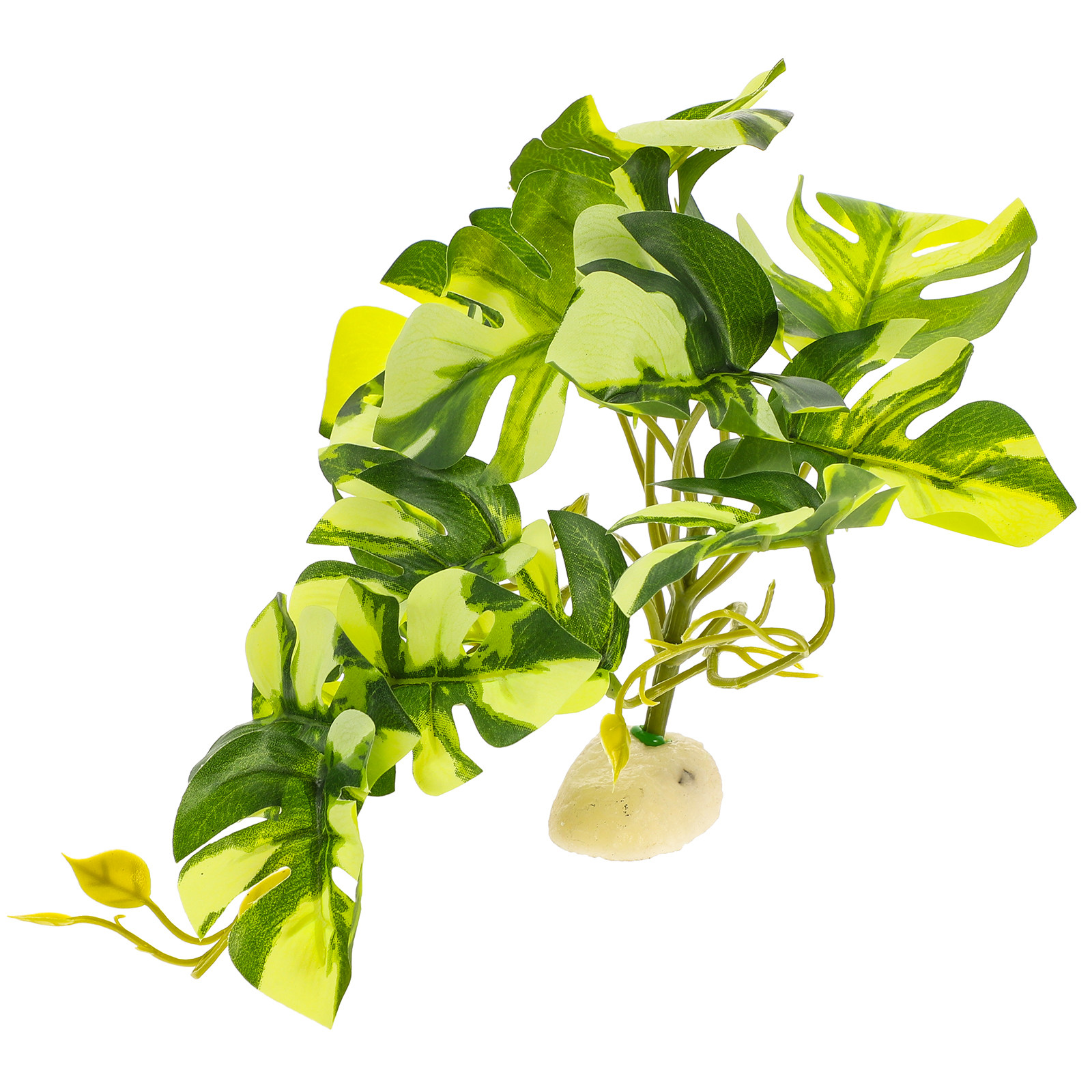 Aquarium For Planted Tank - Gerçekçi Reçine Sürüngen Teraryumu Bitki Simülasyonu