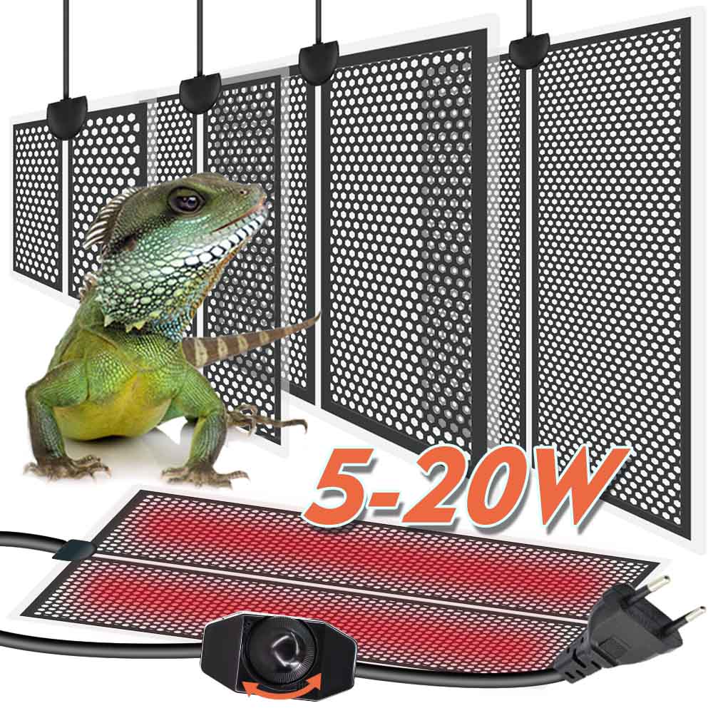 Planted Aquarium Heater - 5/7/14/20W Sürüngen Isı Mat Bitkiler Isıtma