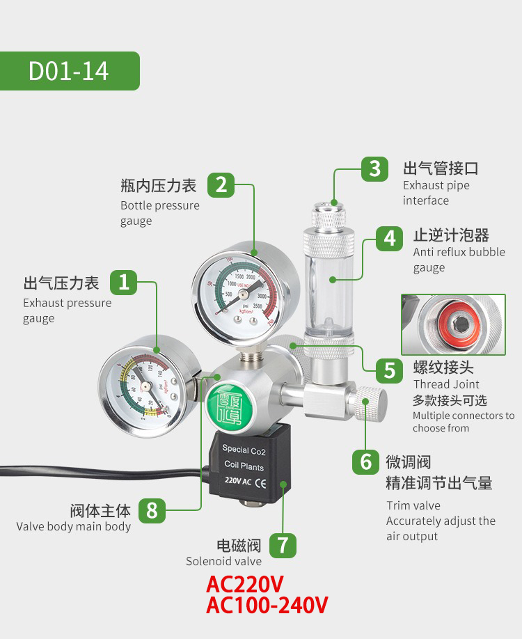 DIY Akvaryum CO2 Regülatörü Ma - Glass Co2 Drop Checker incelemesi ve fiyatı