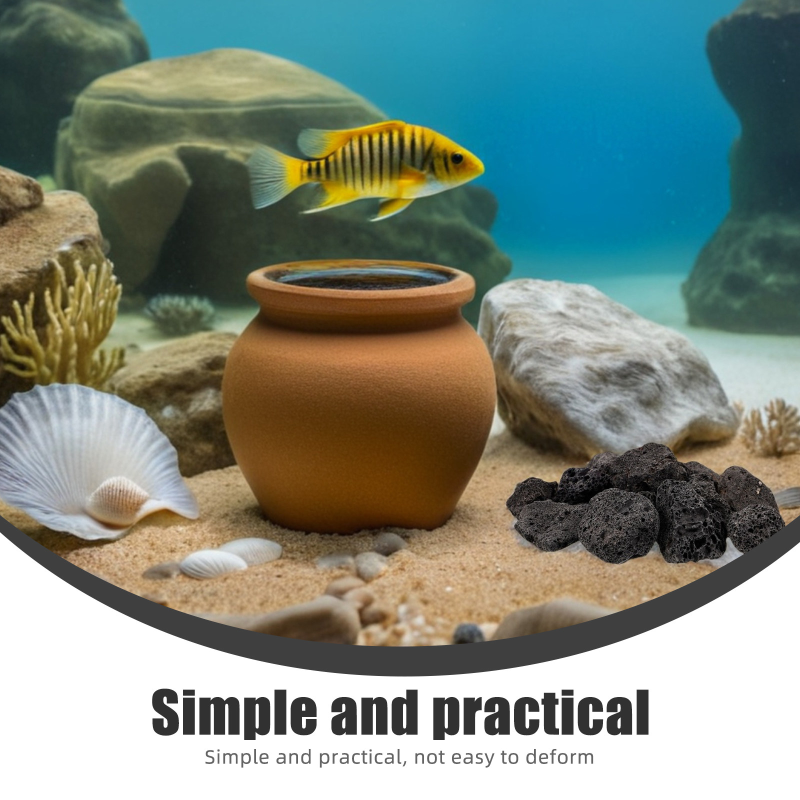 1 paket doğal volkanik taşlar  - Aquarium For Planted Tank incelemesi ve fiyatı