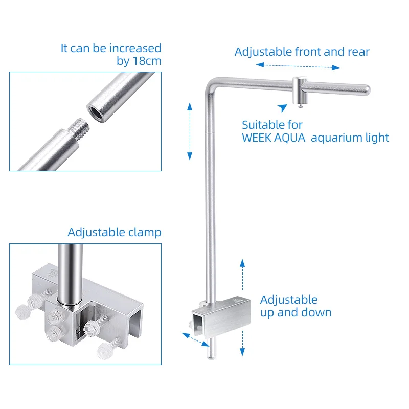 Hafta Aqua Işık Standı Evrense - Aquarium Plant Light incelemesi ve fiyatı
