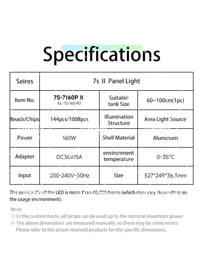 Akvaryum LED Işığı 160W RGB Ta - Aquarium For Planted Tank incelemesi ve fiyatı